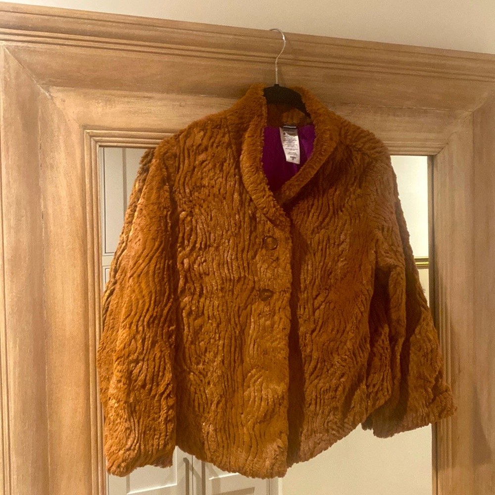 Patagonia - faux fur jacket XS